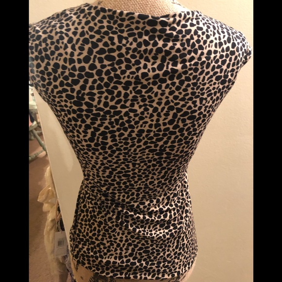 Vince Camino, leopard top, Sz PXS, new - Picture 5 of 7